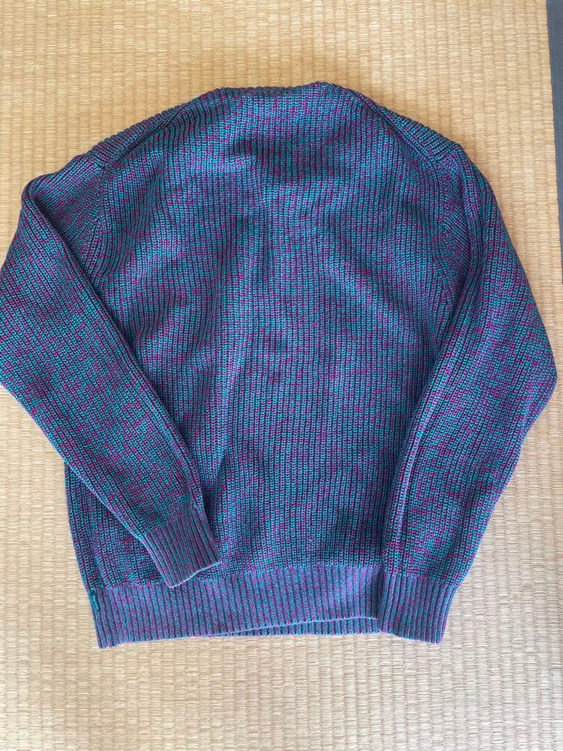 Supreme XL ニットセーター 緑・ピンク