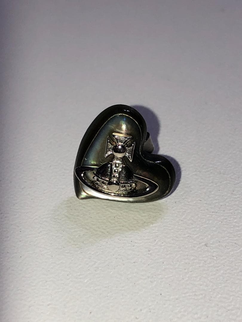 021092 vivienne westwood ハート オーブ ピアス 片耳