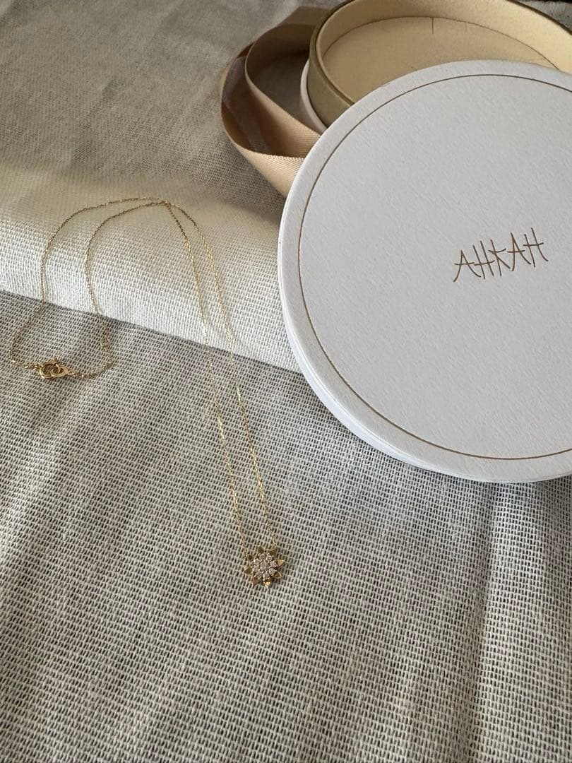 AHKAH アーカー プチソレイユ ダイヤモンド ネックレス