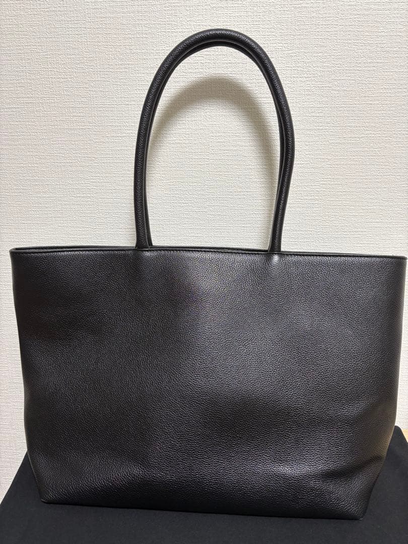 RATOM トートバッグ 本革 黒　シンプル A4収納可能 ビジネス 通勤