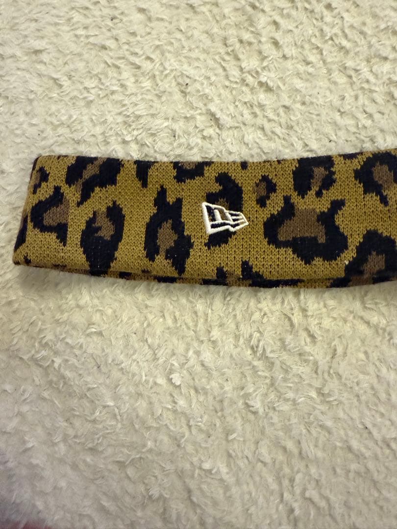 supreme×NEWERA レオパードヘッドバンド