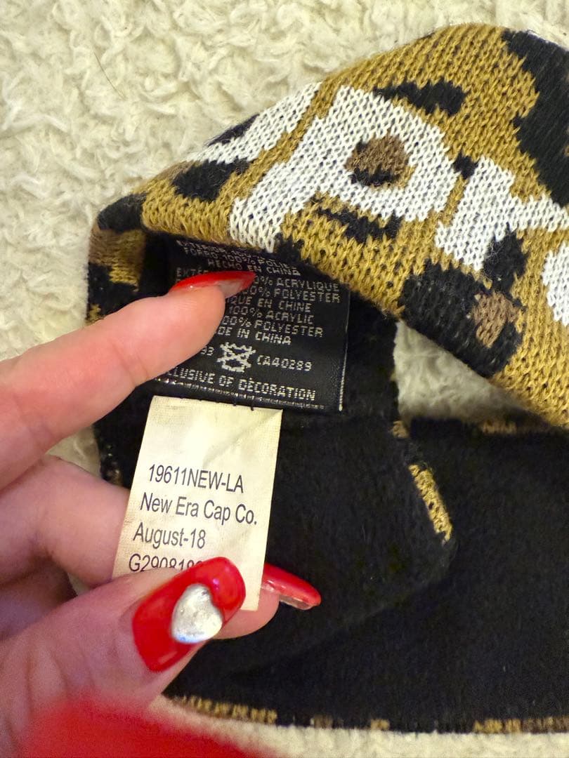 supreme×NEWERA レオパードヘッドバンド