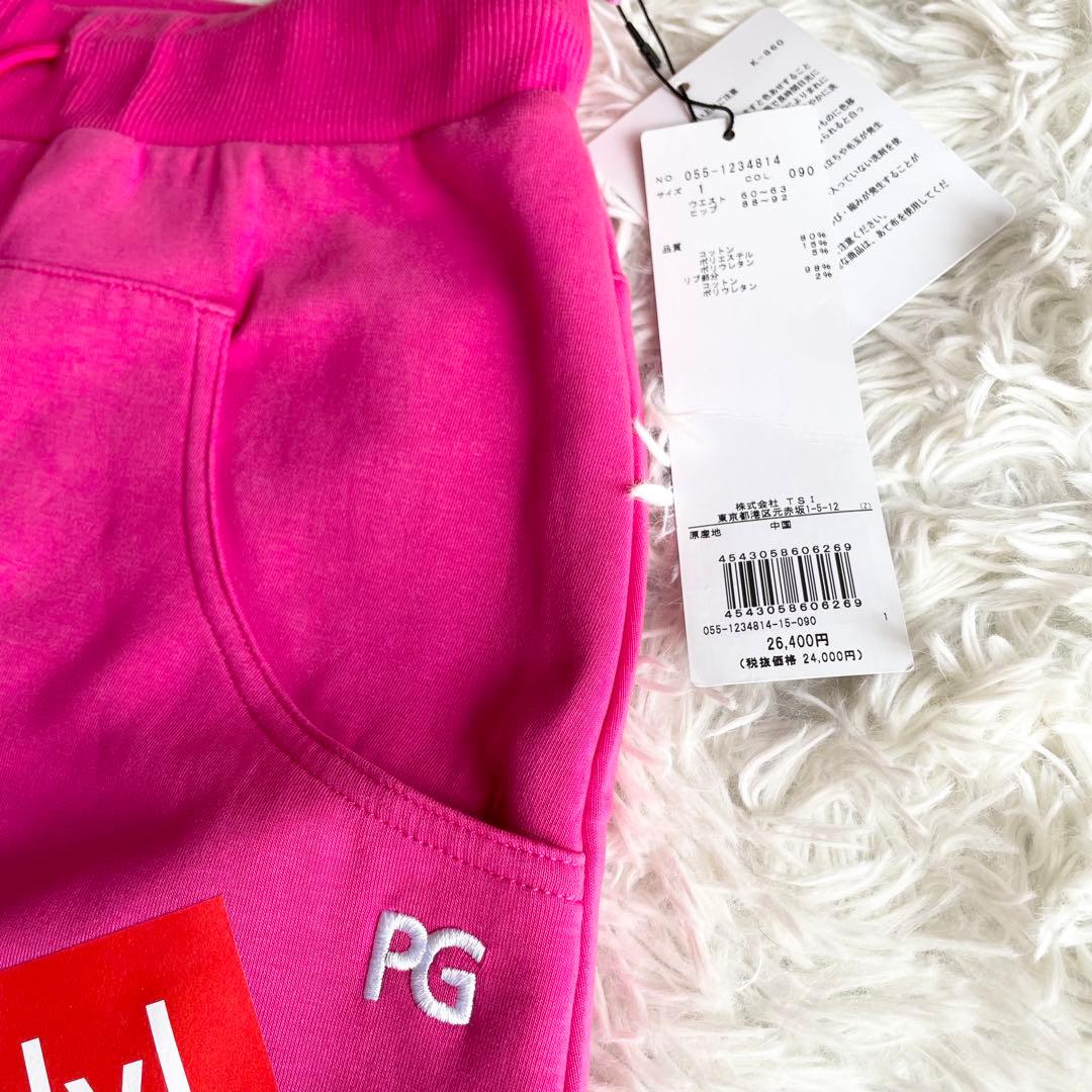 未使用　PEARLYGATES パーリーゲイツ　スウェットスカート　1 ピンク