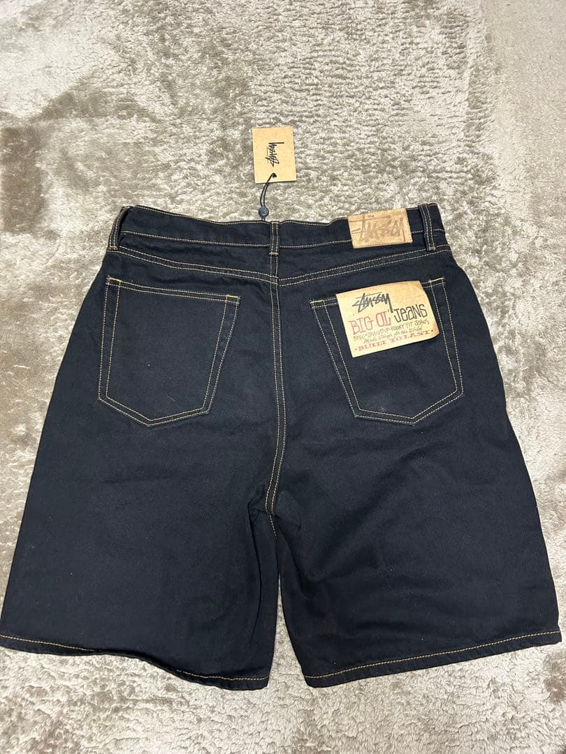冒*)様 Stussy ブラックデニム ショートパンツ 30