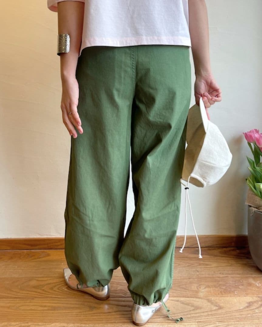 2024SS TICCA カーキカーゴパンツ