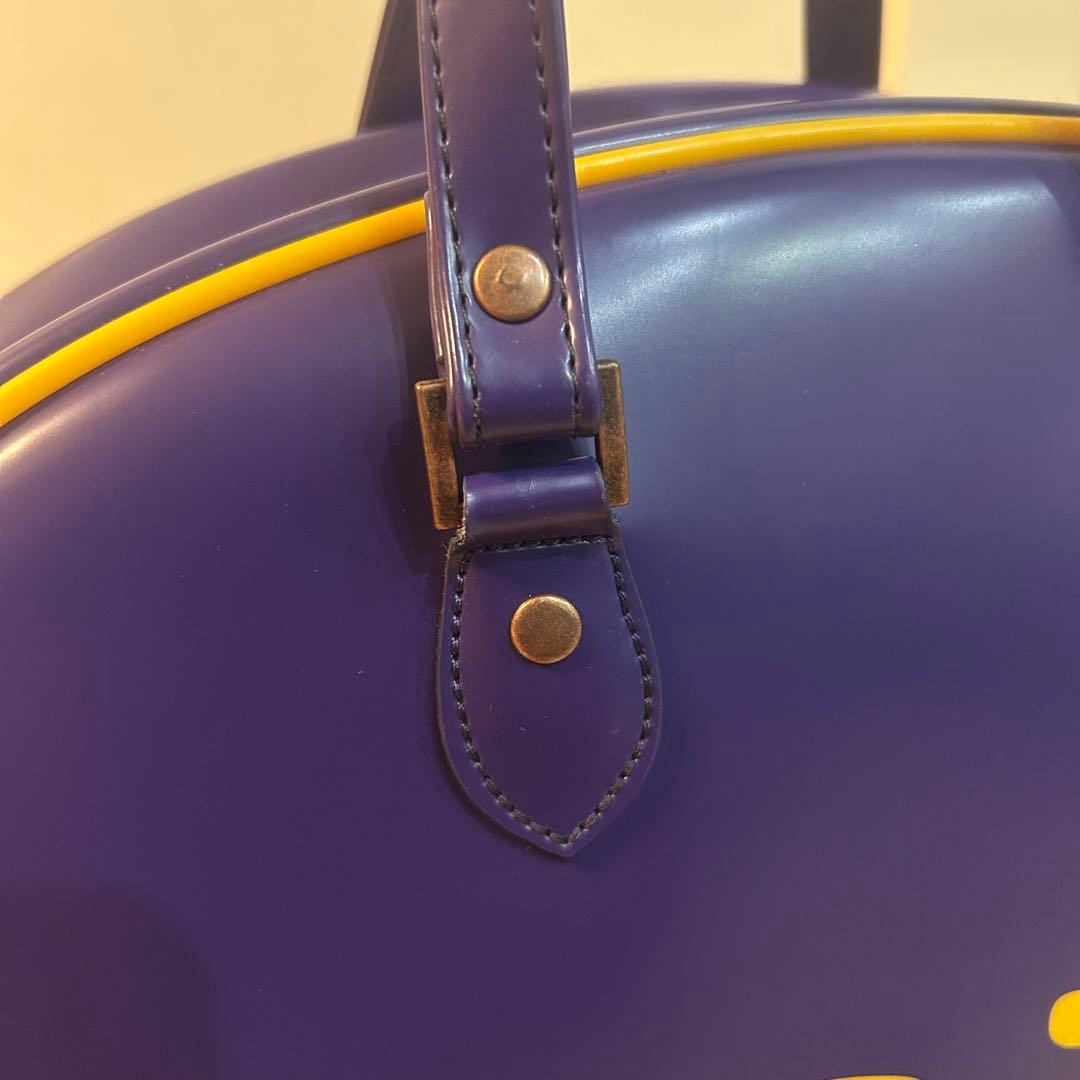 ☆ von dutch ☆ボンダッチ ボストンバッグ　パープル イエロー　Y2K