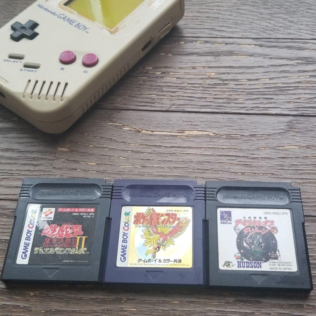 ゲームボーイソフト3本+おまけ
