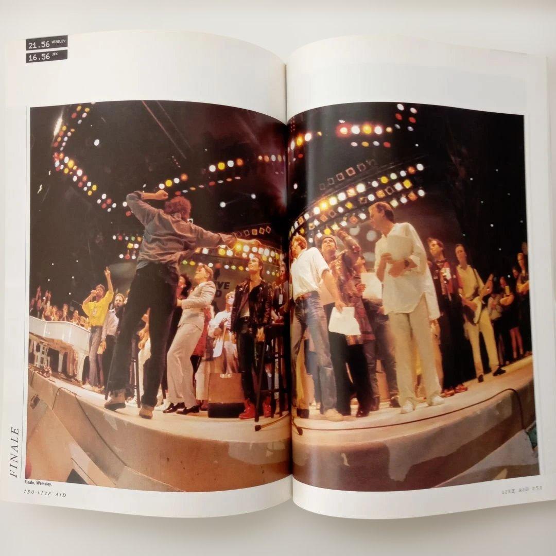 ライブエイド コンサート　写真集