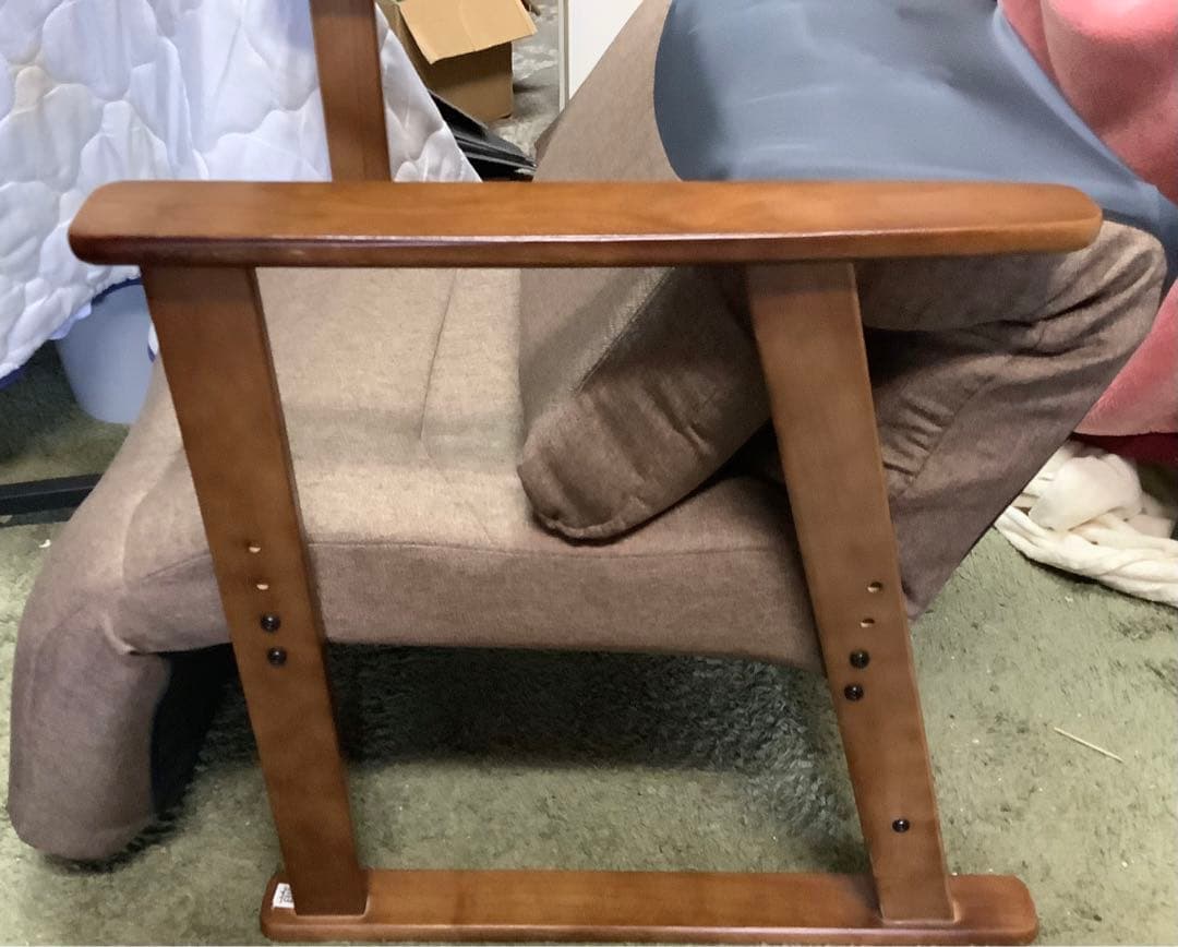 【ゆったりくつろげる】３段調整高座椅子(JC-E01) 完成品 ニトリ