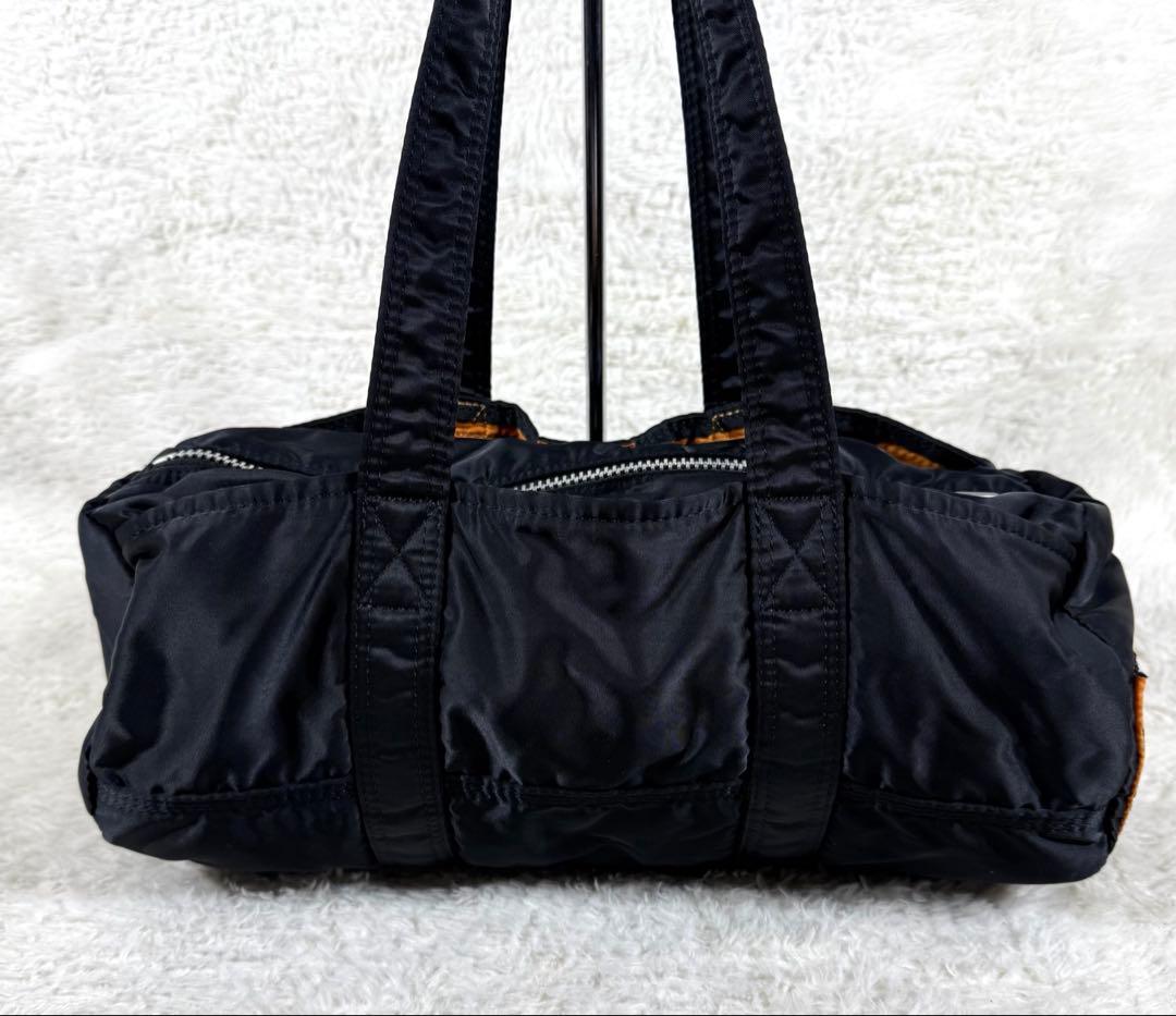 美品 porter タンカーミニボストンバッグ ダッフル ブラック