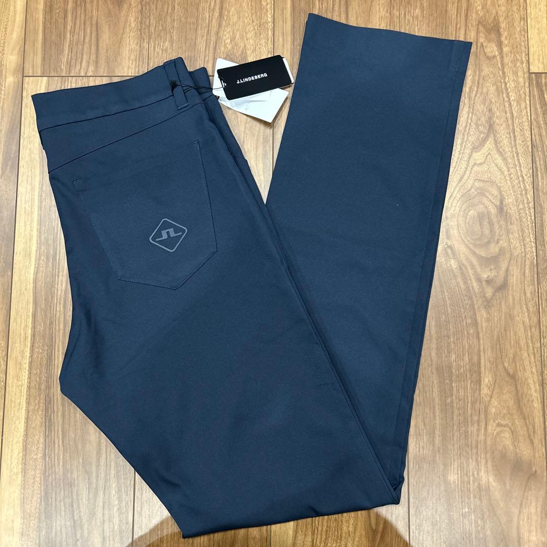 新品 定価29700円 Jリンドバーグ チノパンツ W30 ストレッチ ネイビー