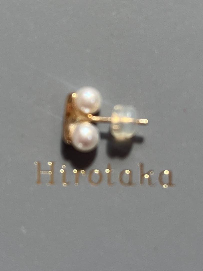 Hirotaka ヒロタカ　DROSERA アコヤパール ピアス