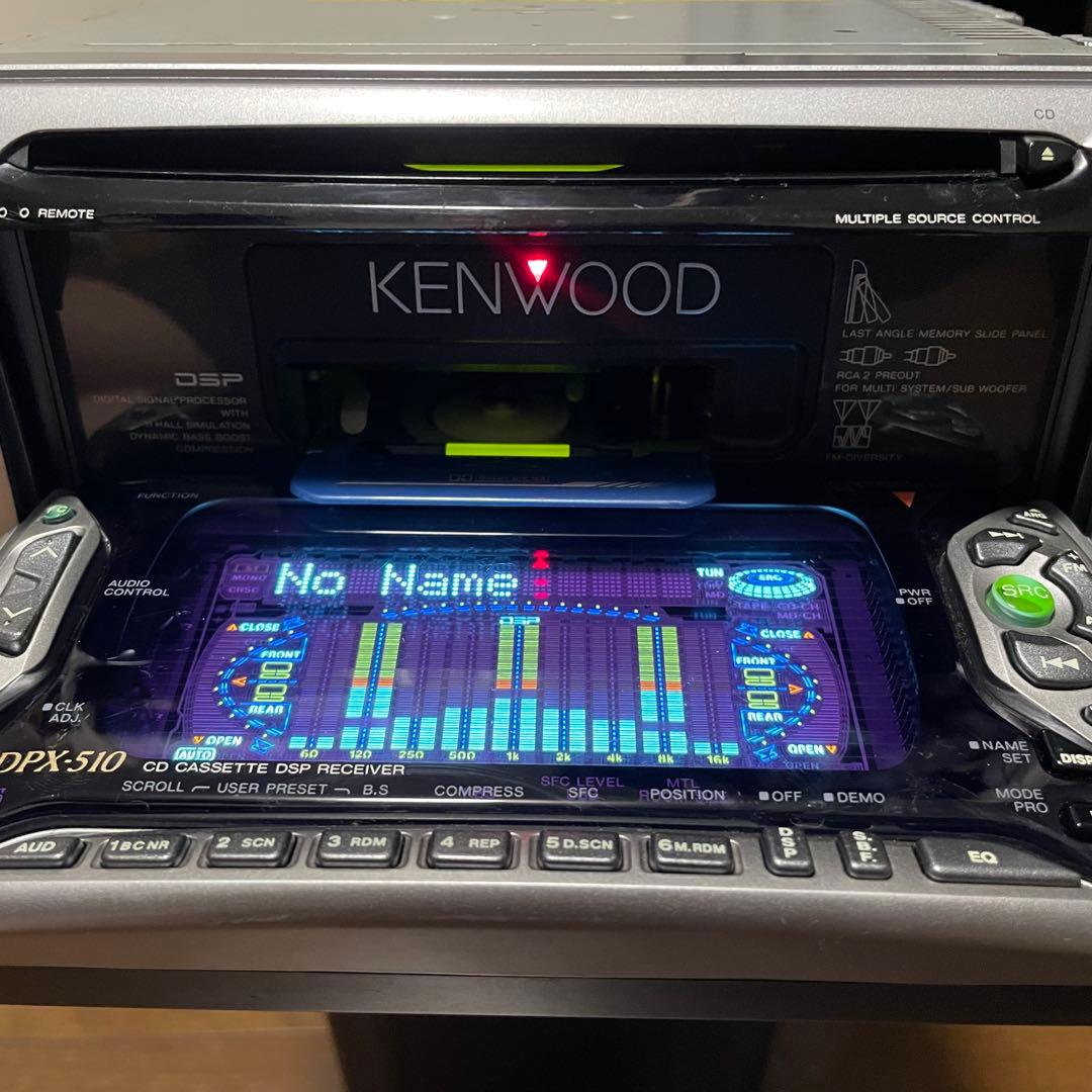 KENWOOD DPX-510 当時物 カーオーディオ ジャンク品