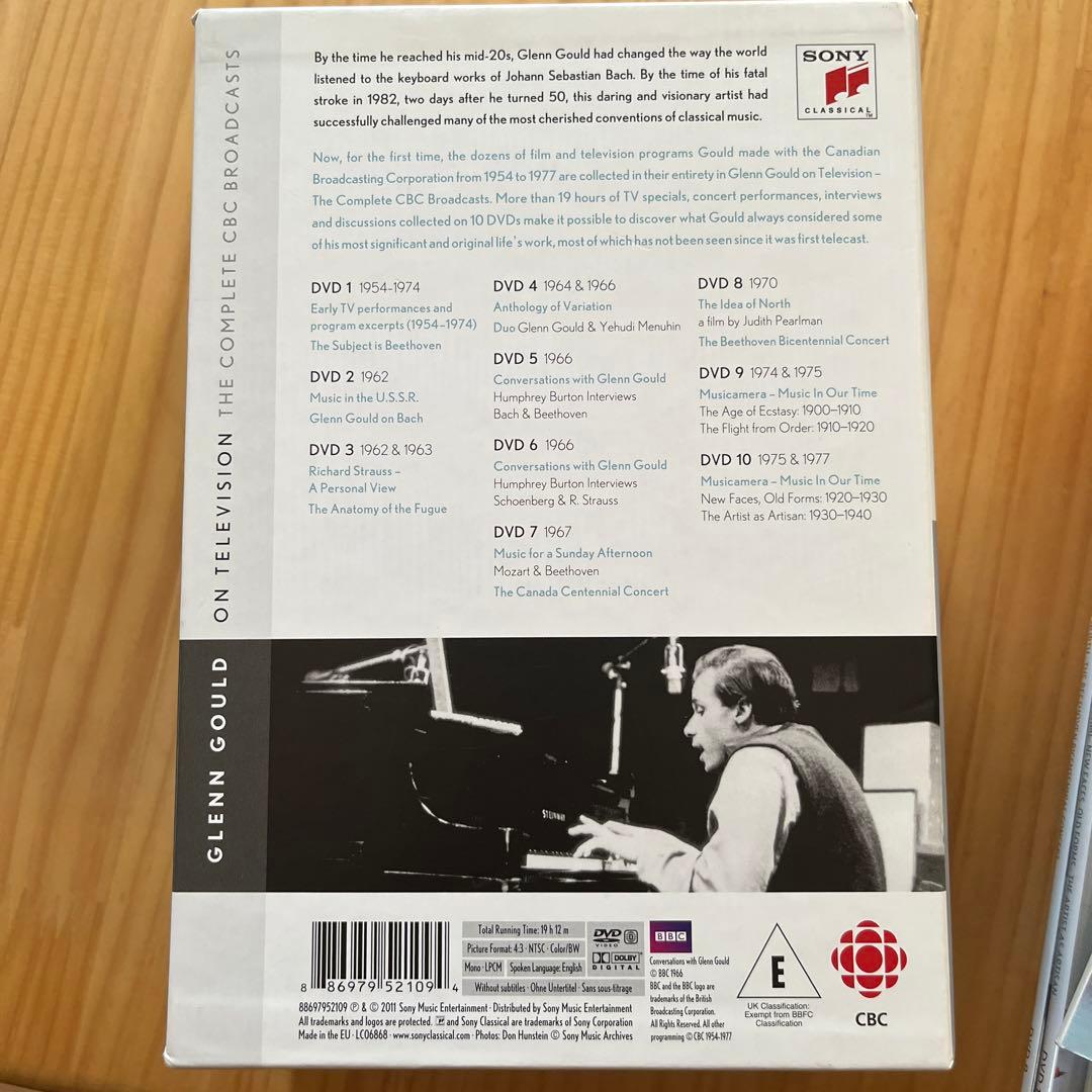 グレン・グールド・オン・テレヴィジョン－１９５４－１９７７年全放送（１０ＤＶＤ）