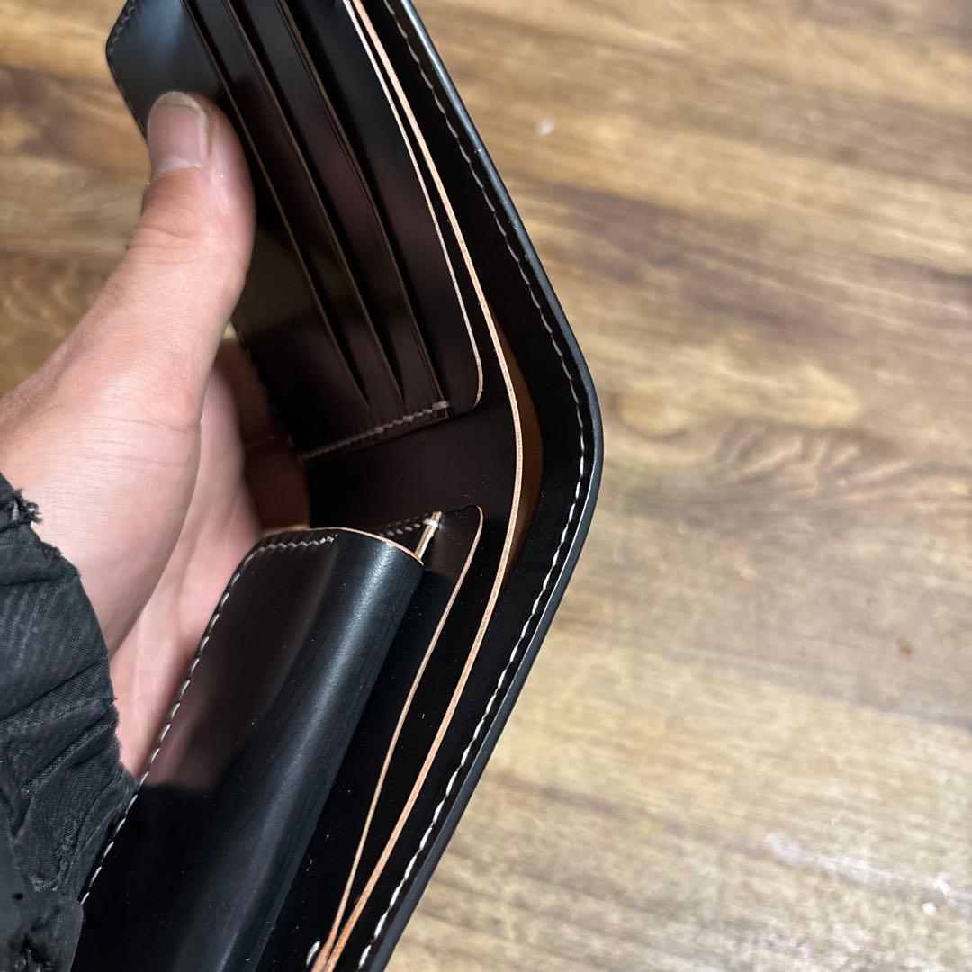 ☆フルコードバン☆新喜皮革☆2つ折り☆ホーウィン☆トラッカー☆コードバン