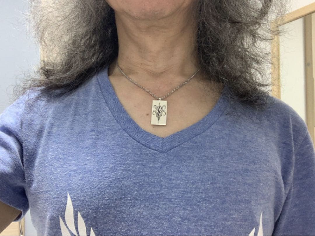 【未使用】VowWow 山本恭司 VOWWOWロゴ・シルバーペンダント