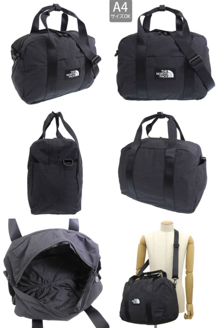 【新品タグ付】THE NORTH FACE ブラック　ボストンバッグ
