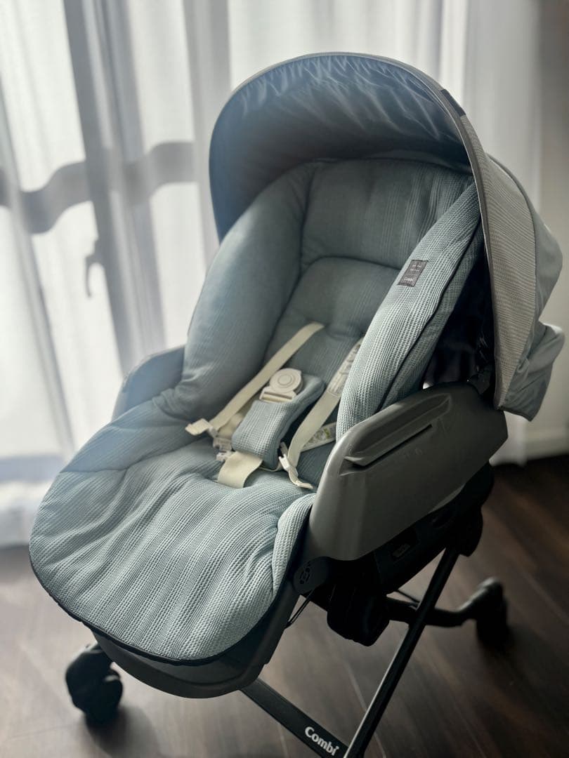 【値下げ】コンビ ネムリラ　BEDi Long オートスイング　ミンティブルー