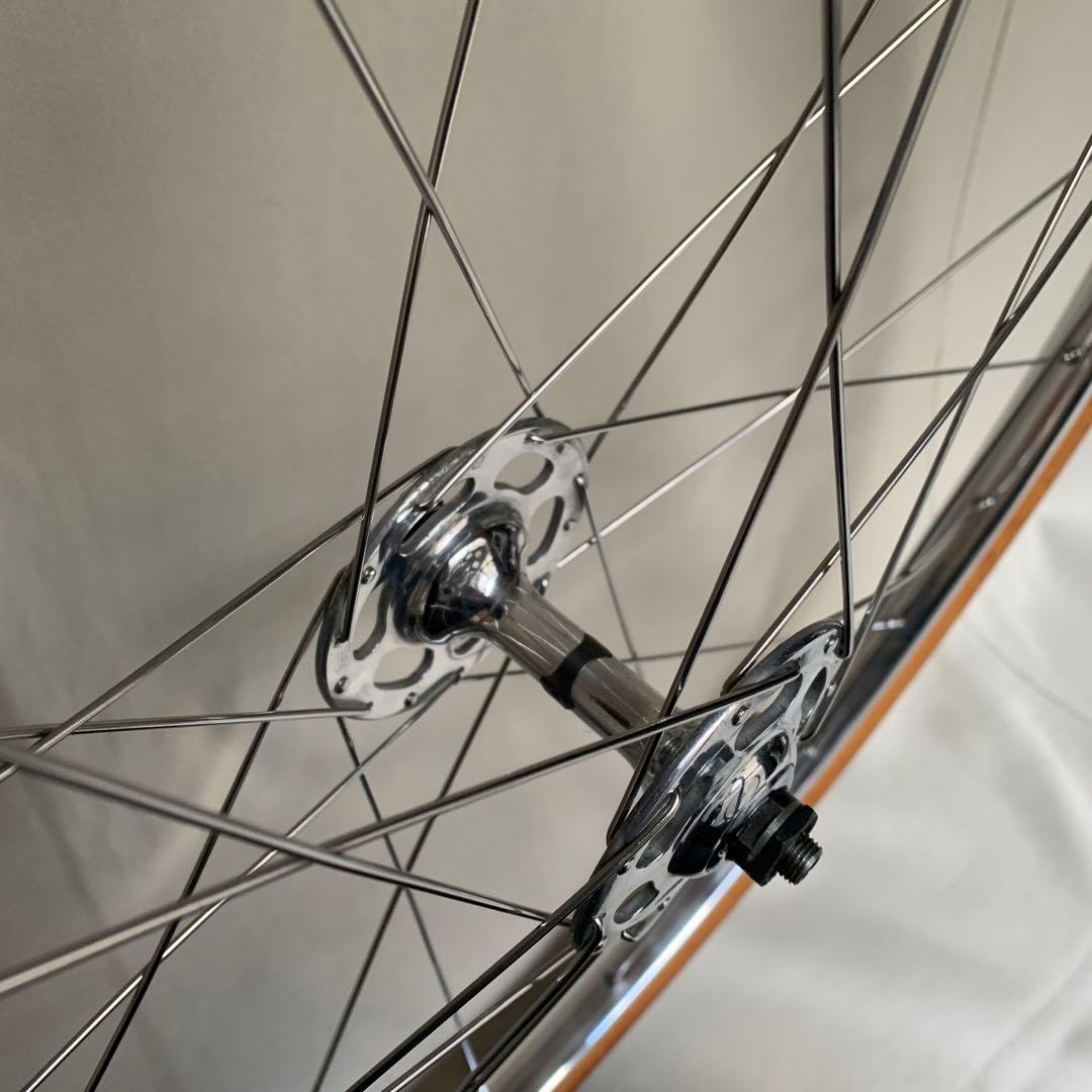 カンパニョーロレコードハブ+スーパーチャンピオン650Bリム　完組ホイール美品