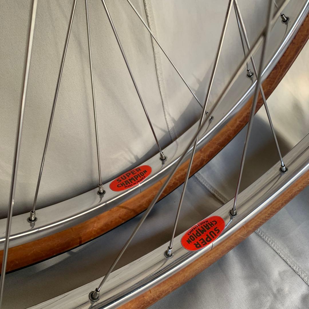 カンパニョーロレコードハブ+スーパーチャンピオン650Bリム　完組ホイール美品