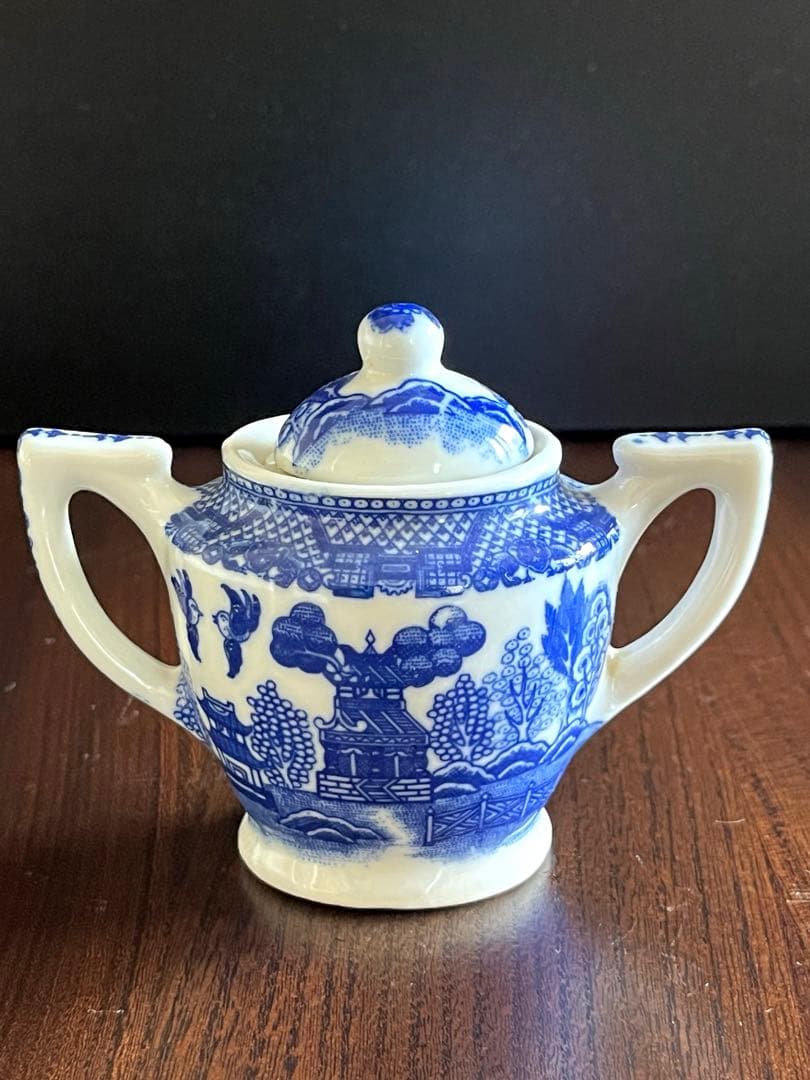 超希少　ブルーウィローパターンのミニセット（日本製）