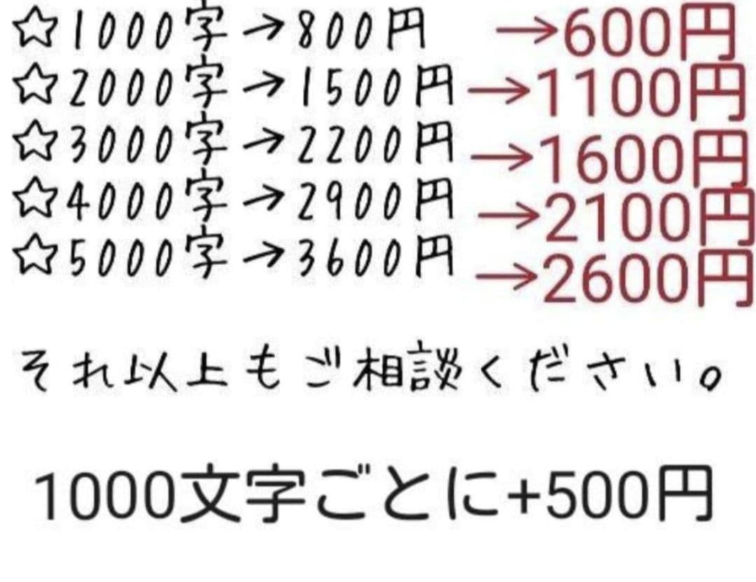 夢小説　オーダーページ