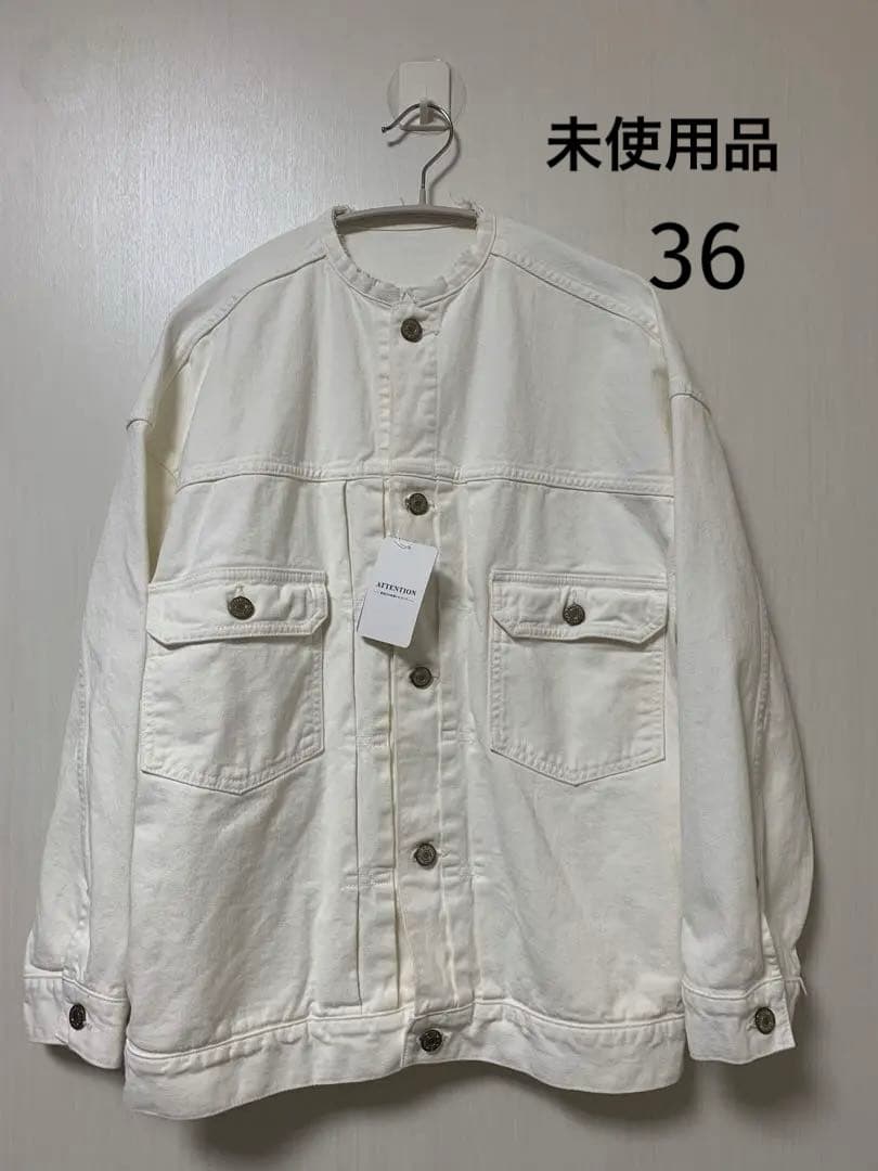 ‪☆新品タグ付きIENAカラーチノリメイクルーズブルゾン 36 ホワイト