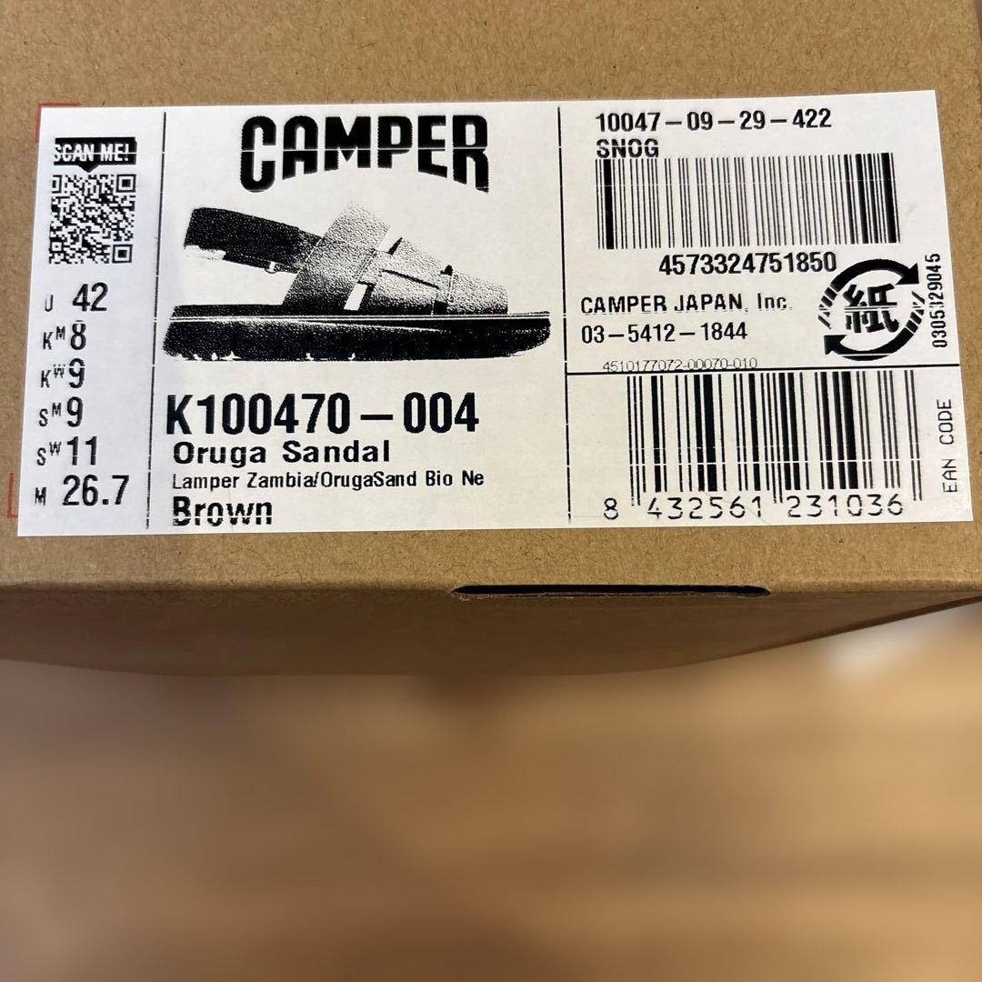 値下げ！CAMPER ストラップサンダル　オルガサンダル