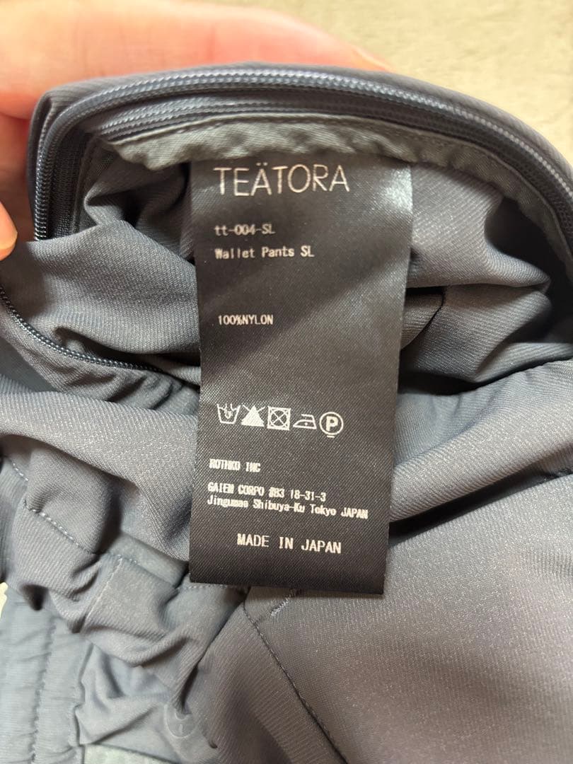 【良品】TEATORA（テアトラ）Wallet Pants SL