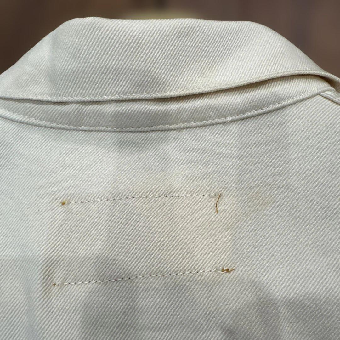 GUCCI ホワイト クロップドデニムジャケット