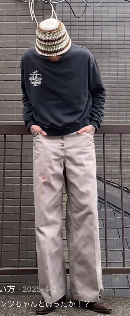 BADWAY x Dickies ワークパンツ