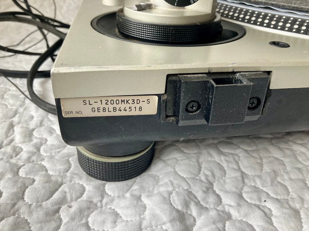Technics SL-1200MK3D テクニクス　蓋、説明書、備品付き