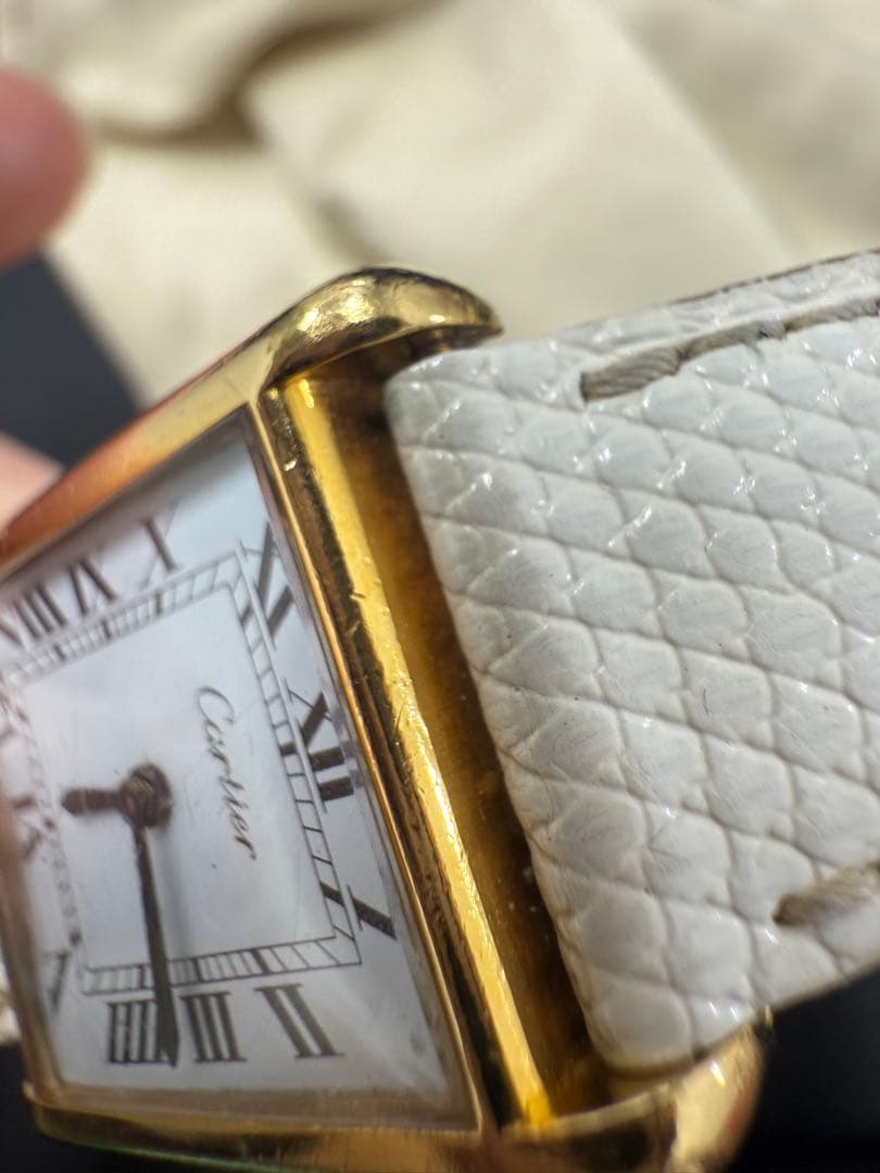 プレマストタンク　ベルト3色あり　Cartier 時計