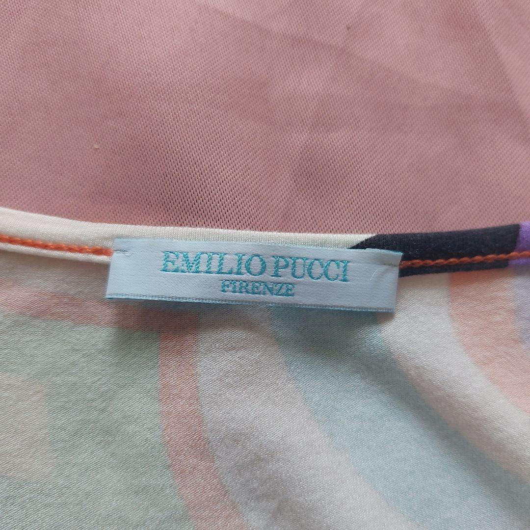 エミリオプッチ マルチカラーノースリーブトップスキャミソールTシャツカットソー