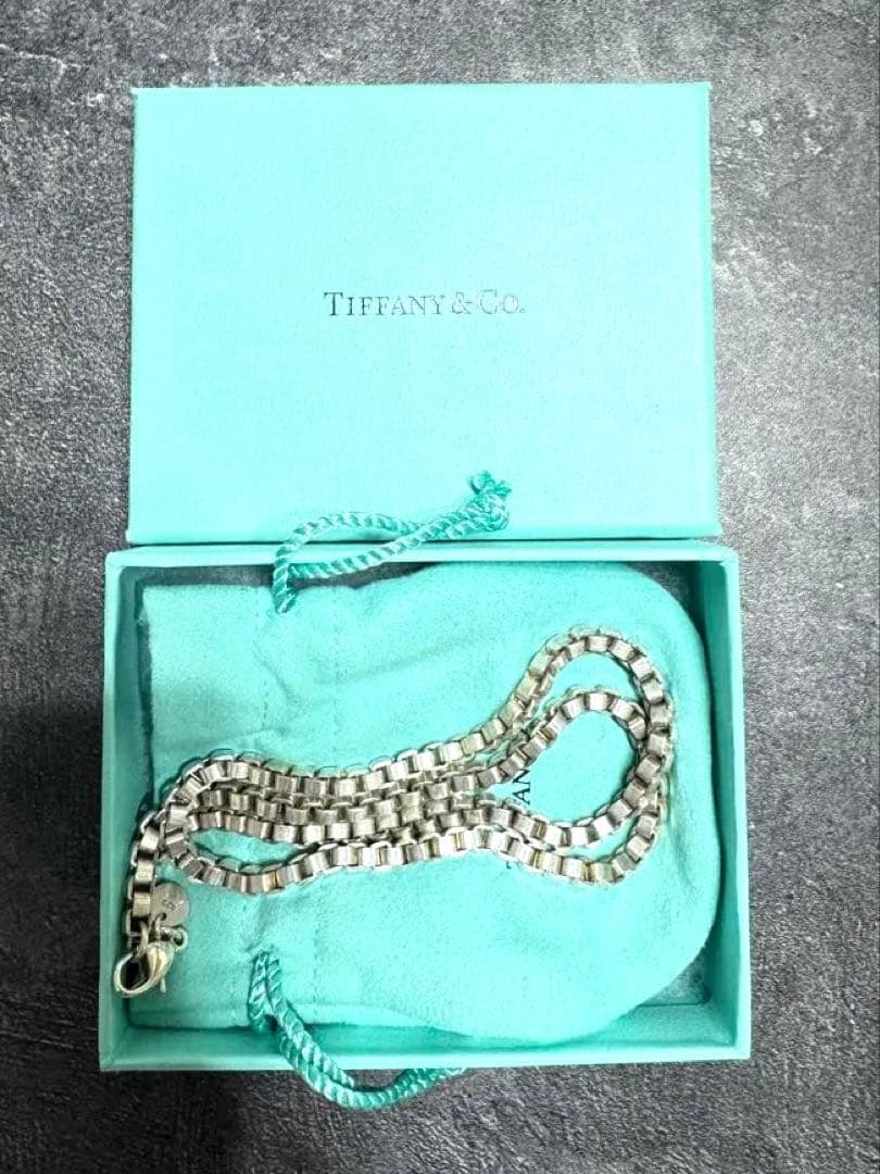 TIFFANY ティファニー ベネチアン ネックレス 約46cm