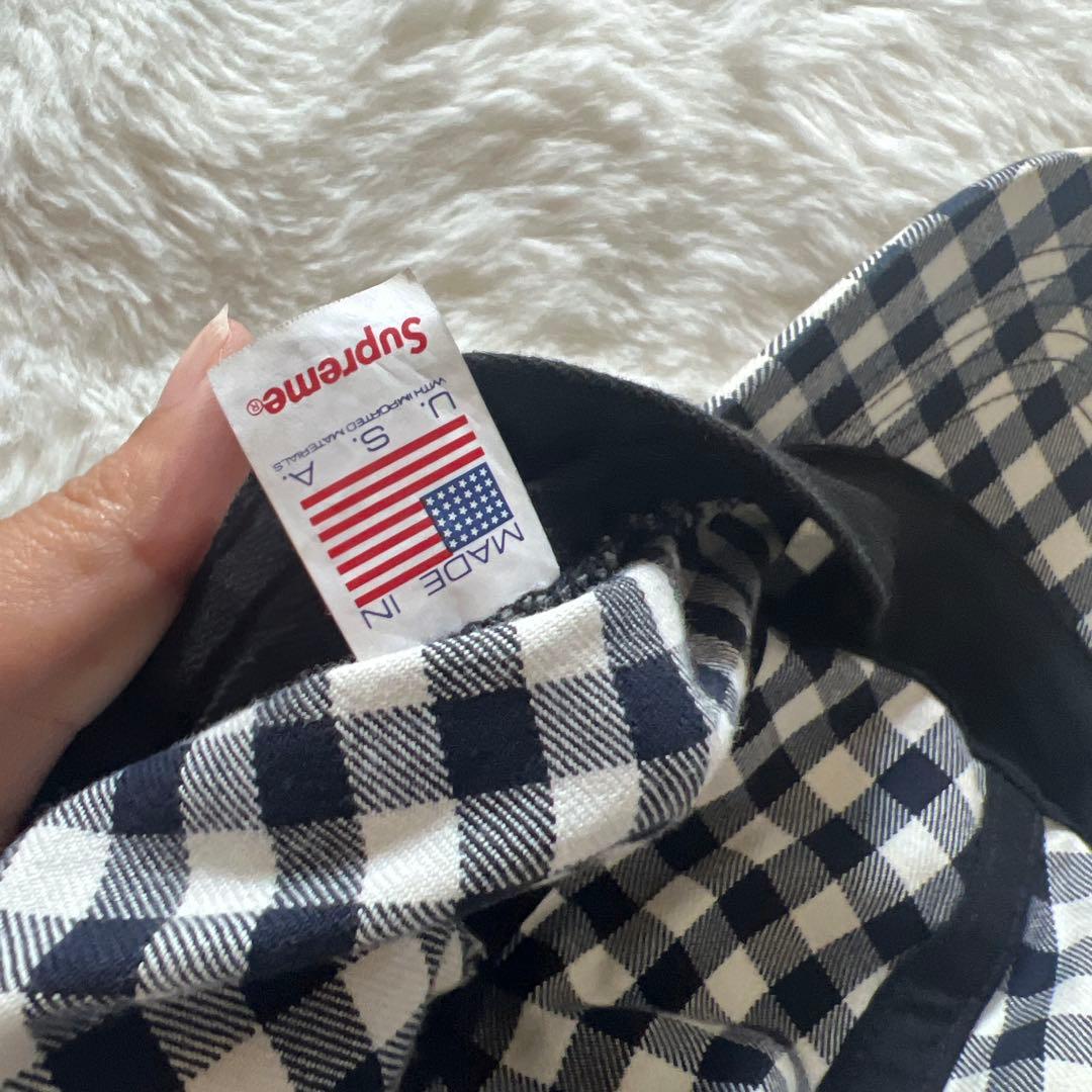 supreme キャップ　Gingham Camp Cap ギンガムチェック