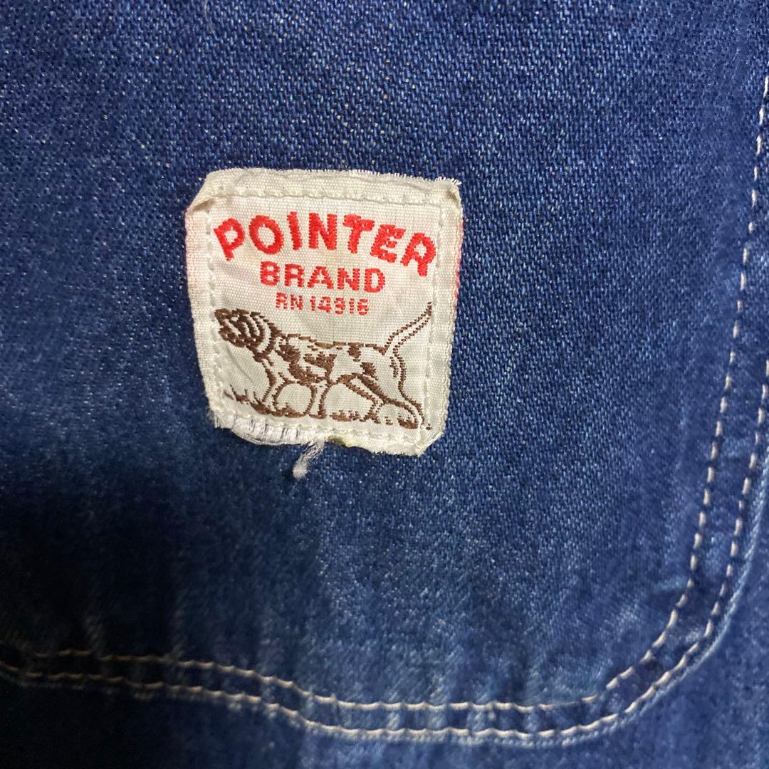 90s POINTER デニムカバーオール 50インチ MADE IN USA