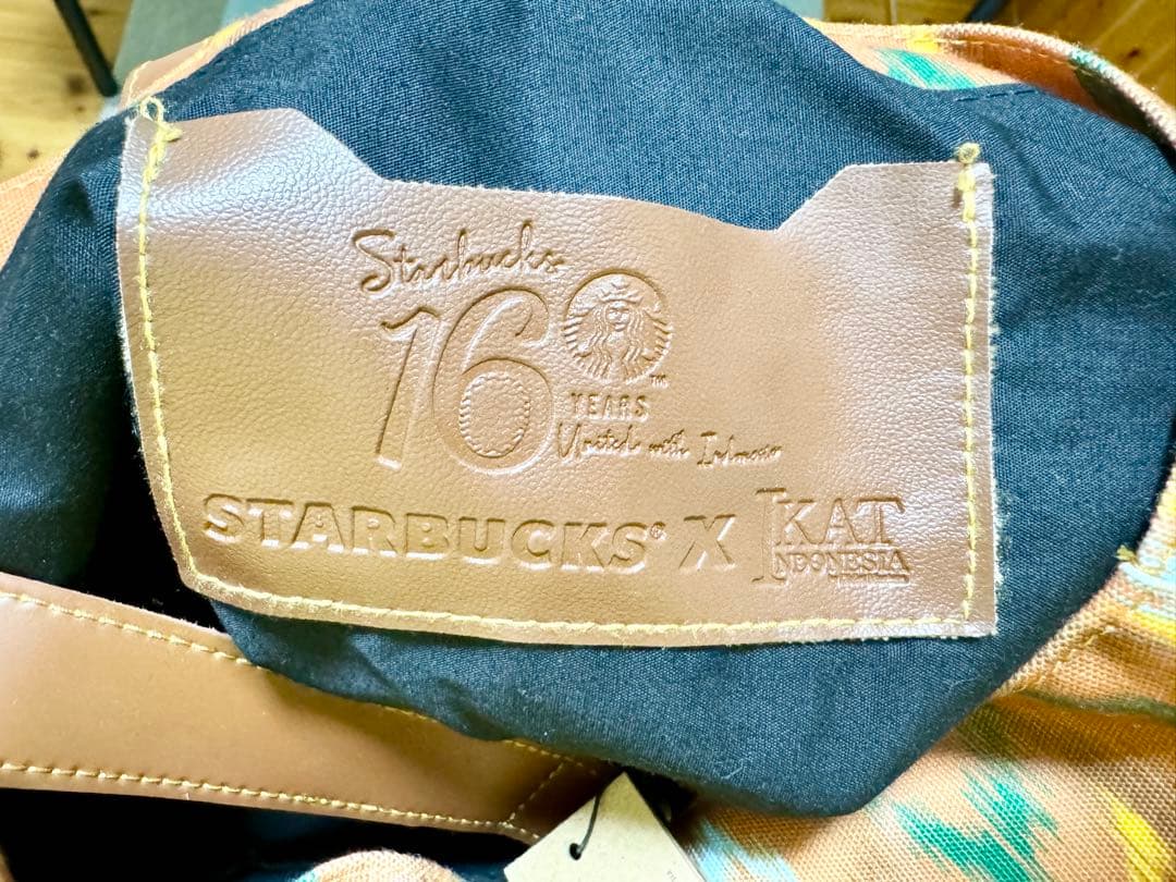 スターバックス　インドネシア　16周年限定　イカット織り　トートバッグ