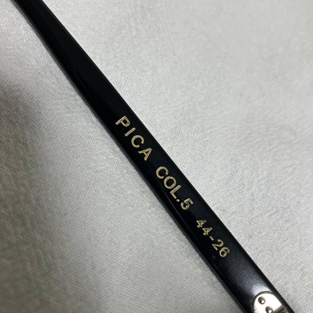 美品！レスカ ルネティエ/ピカ ブラック度なしグレー調光レンズ【ノーズカスタム】