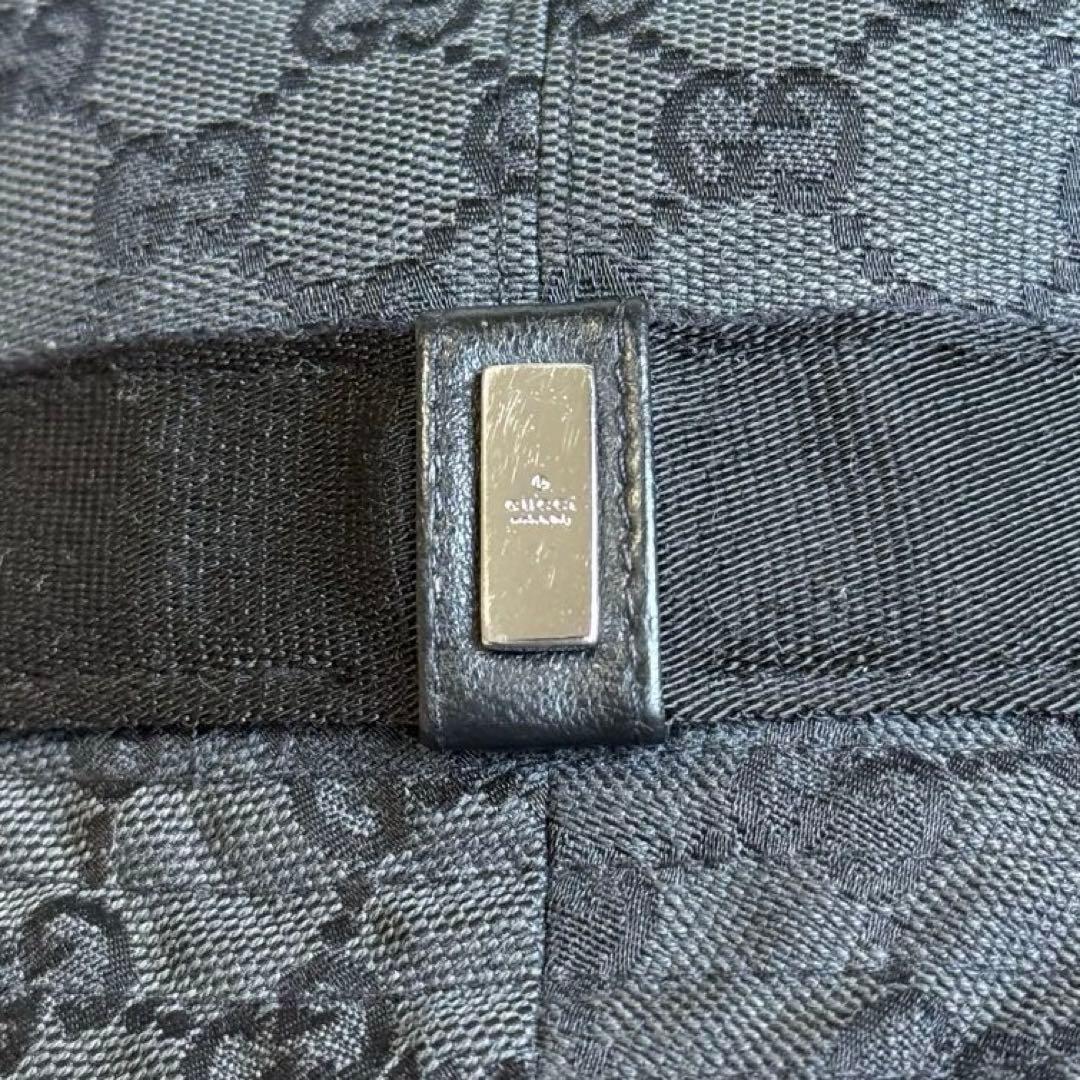 GUCCI グッチ バケットハット GGキャンバス XLサイズ ブラック