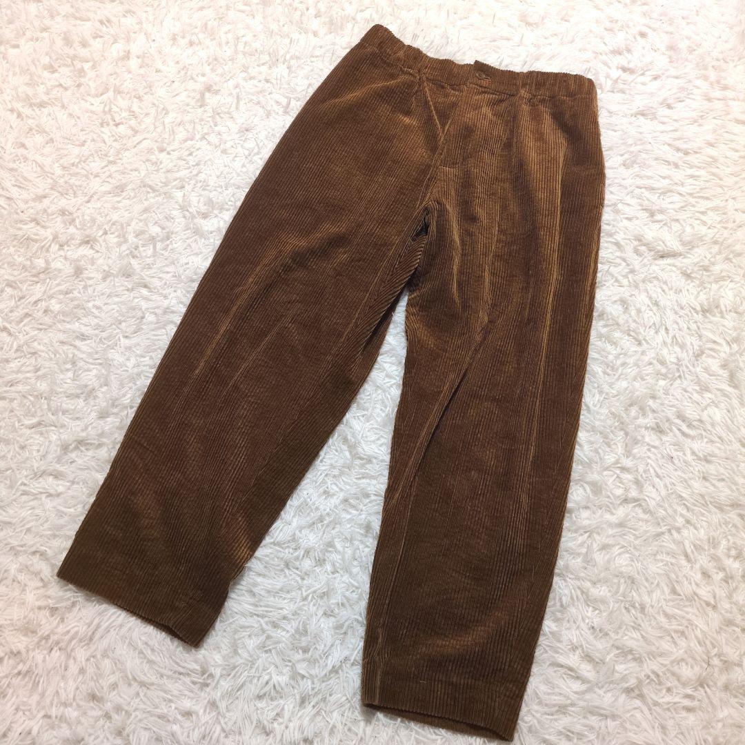 ATON エイトン　メンズ　コーデュロイスラックス　イージーパンツ　サイズ4