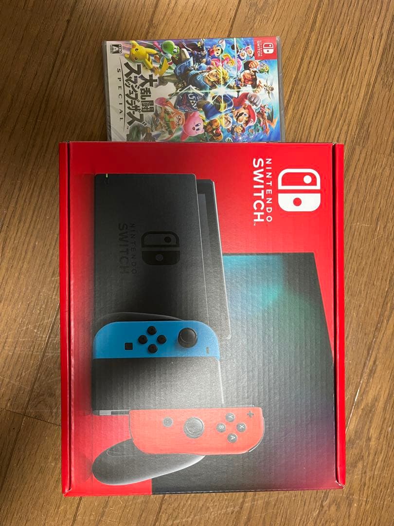 任天堂スウィッチ　本体　スマブラ