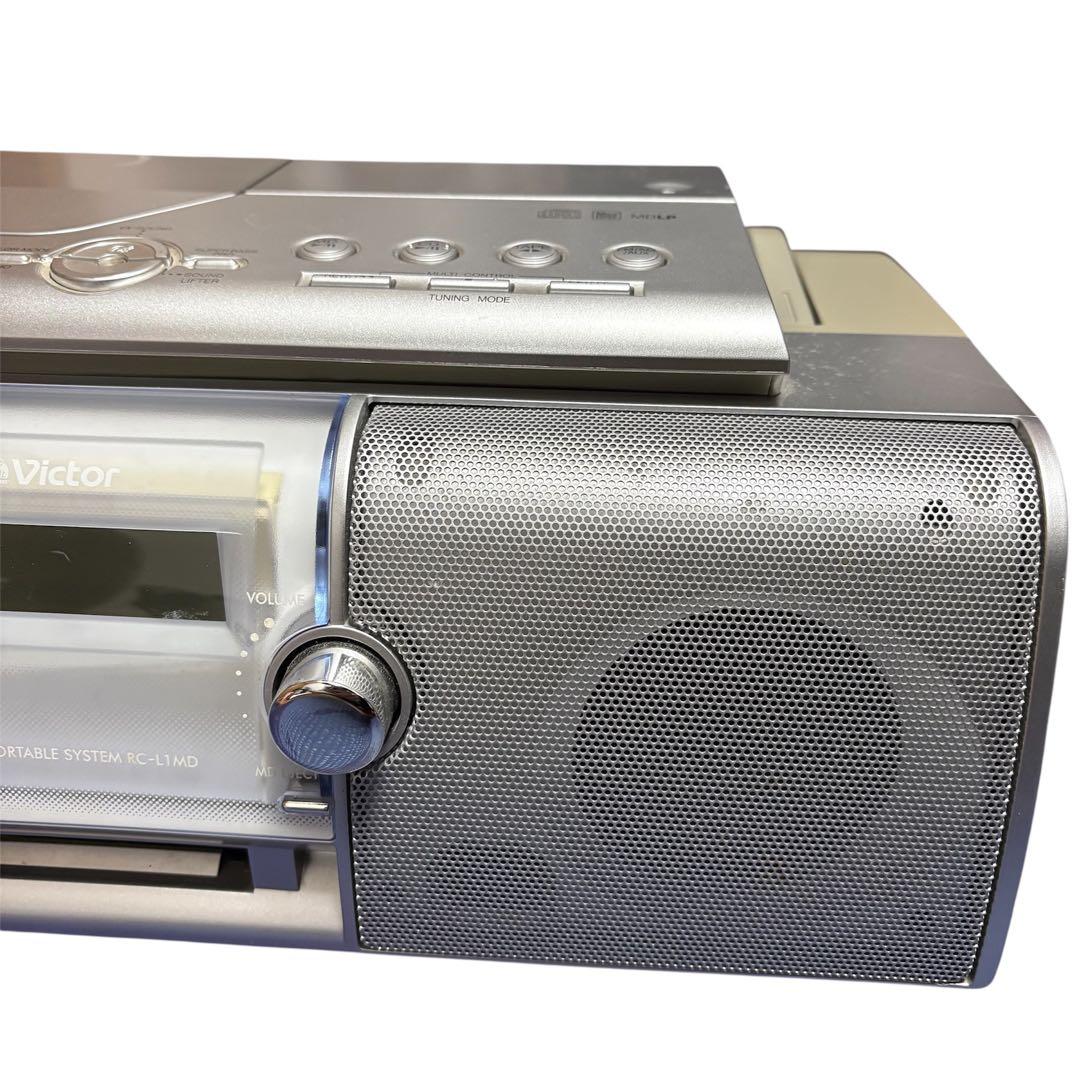 美品VictorCD-MD ポータブルシステム RC-L1MDーS Clavia