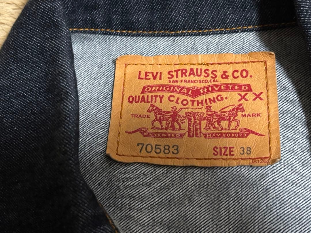 希少 00s Levi's 70583-001 1st デニムジャケット38