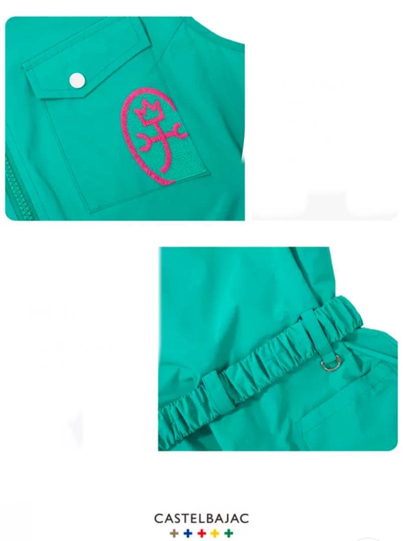 新品日本未入荷カステルバジャックゴルフウエアワンピース緑色