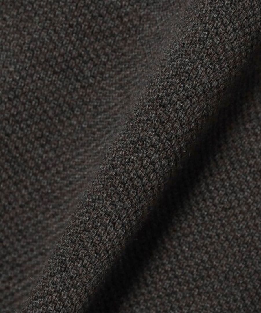 トップス crepuscule Co/Wo Moss Stitch Skipper