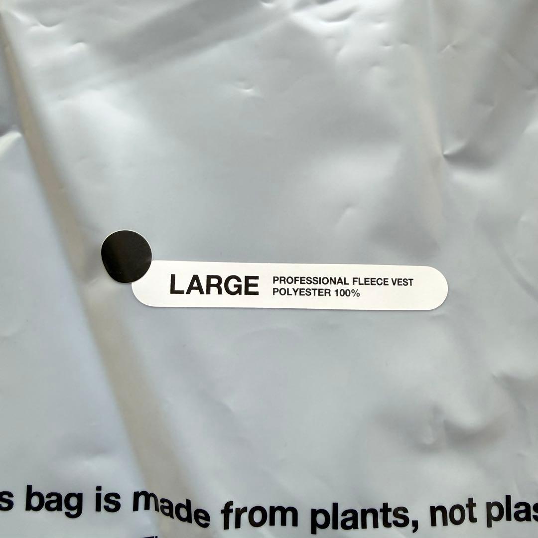 新品 ennoy PROFESSIONAL FLEECE VEST BLACK