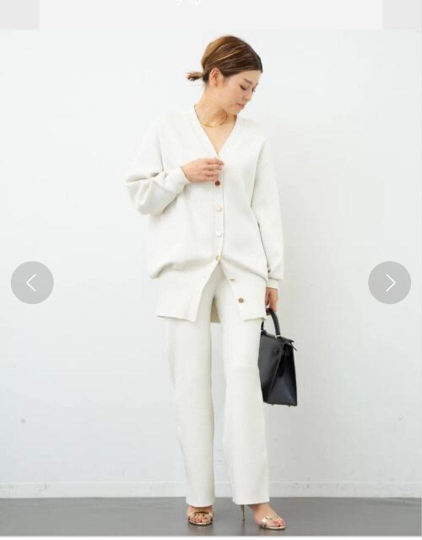 ドゥーズィエムクラスGLASSY RIB パンツ サイズ38 美品