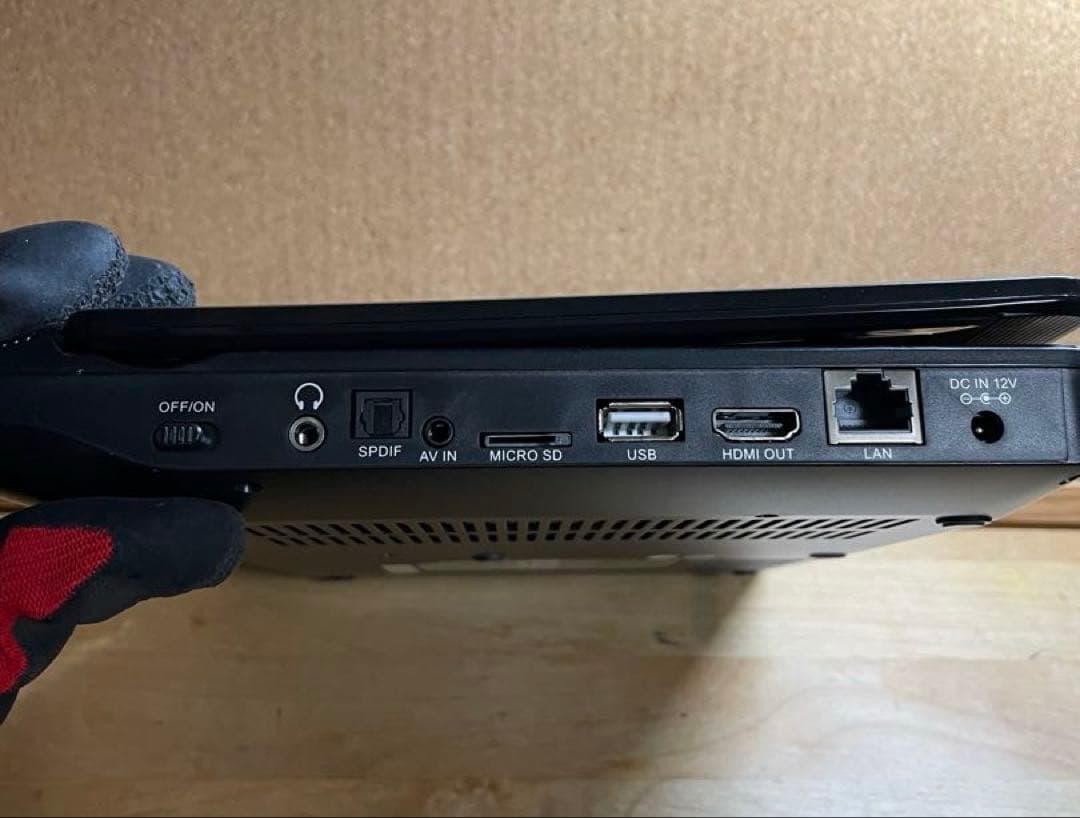 24年製 付属品完備ポータブルDVD・BD・Blu-ray・ブルーレイプレーヤー