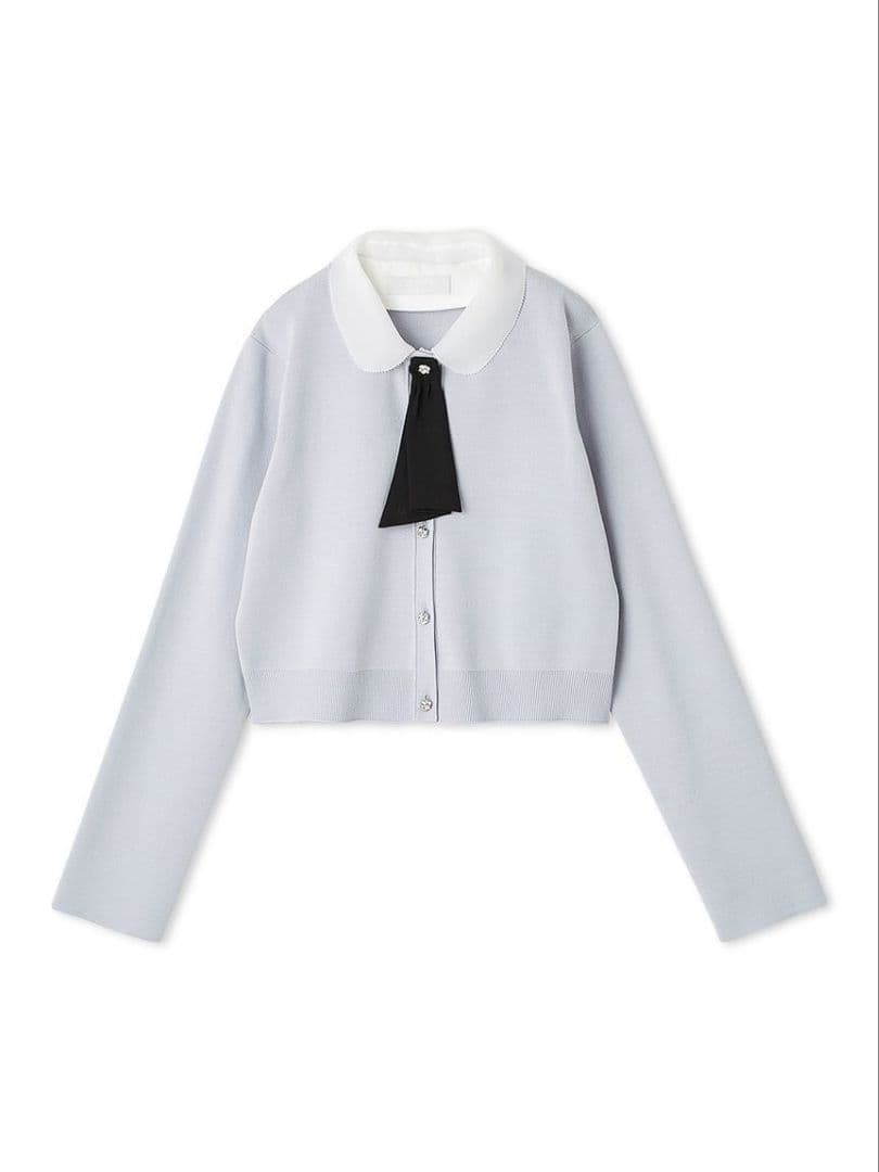 【新品未使用・完売品】デタッチャブル総針カーディガン セルフォード